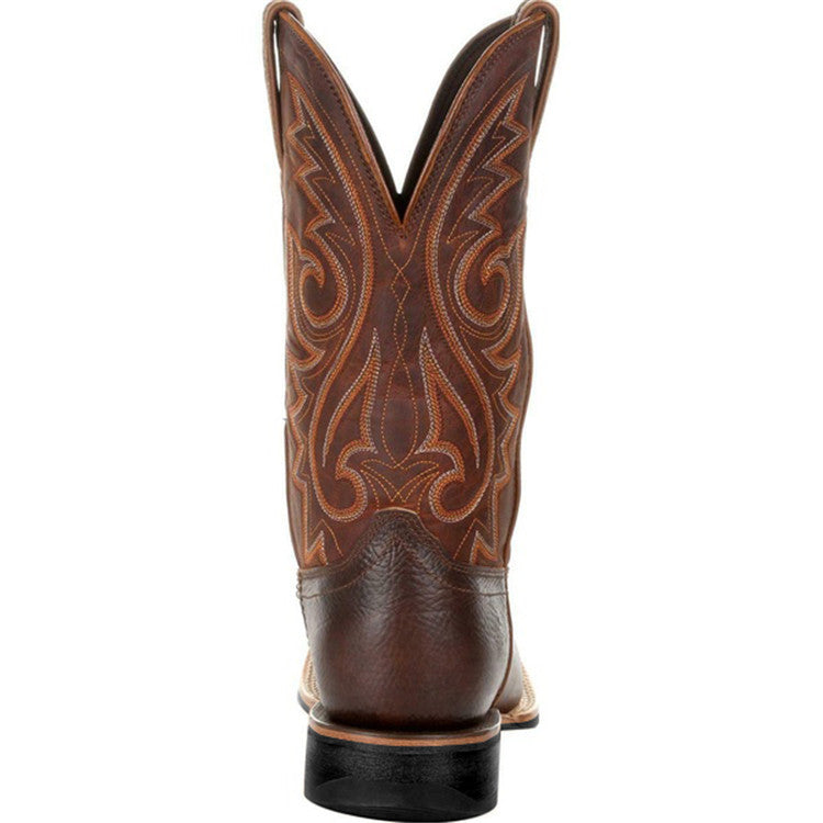Milo | Men's Western Embroidered Square-Toe Cowboy Boots