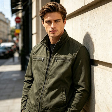 Julien | Men's Retro Cotton Workwear Jacket