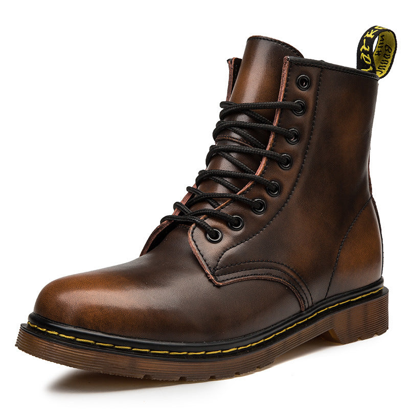 Armand | Men's Leather Mid-Top Lace-Up Boots