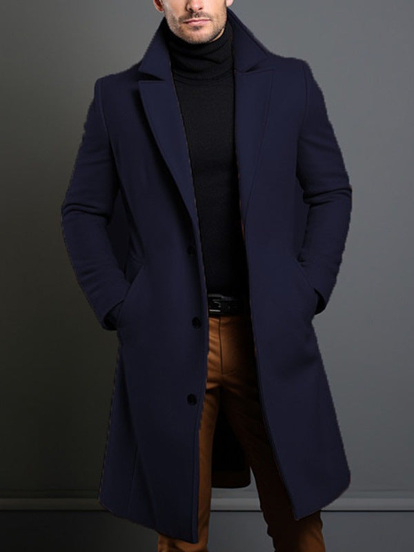 Caspian | Men's Wool-Look Tailored Overcoat