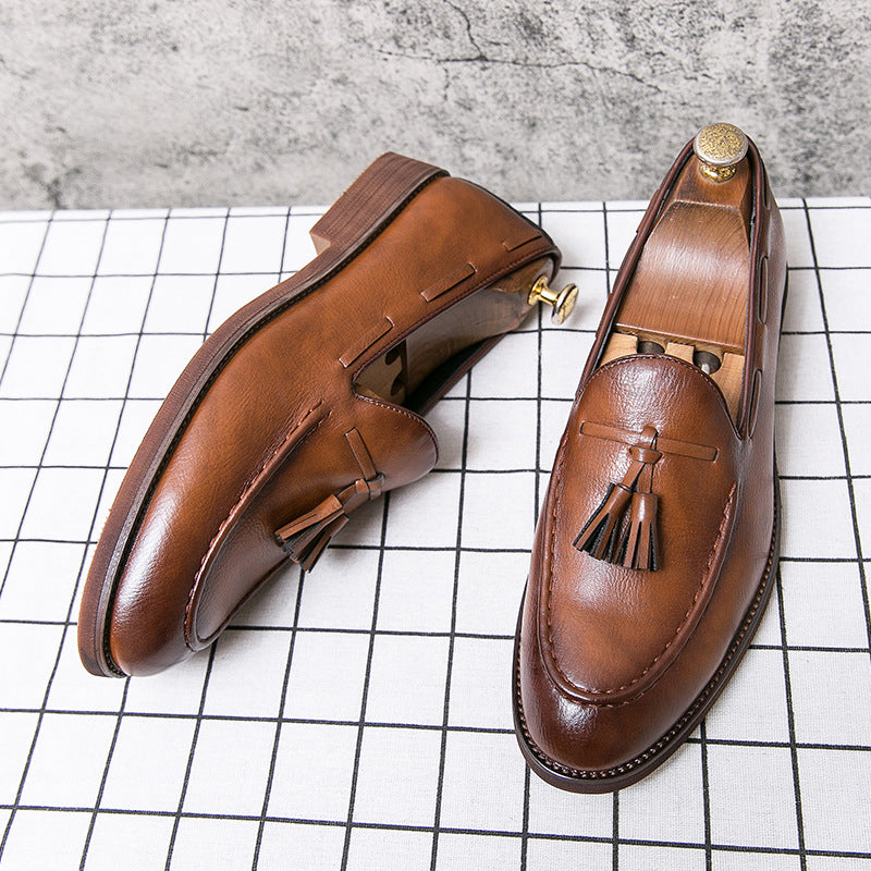 Rafferty | Men's Tassel Slip-On Leather Loafers