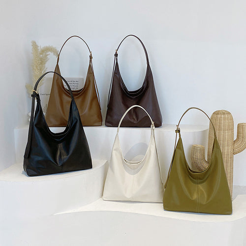 Anais | Women's Faux Leather Slouch Shoulder Bag