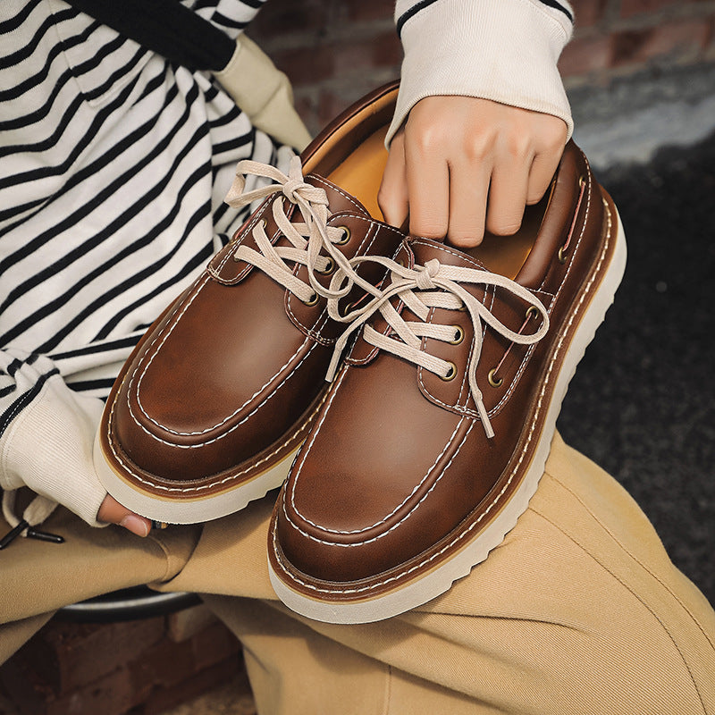 Jasper | Men's Low-Cut Leather Sneakers