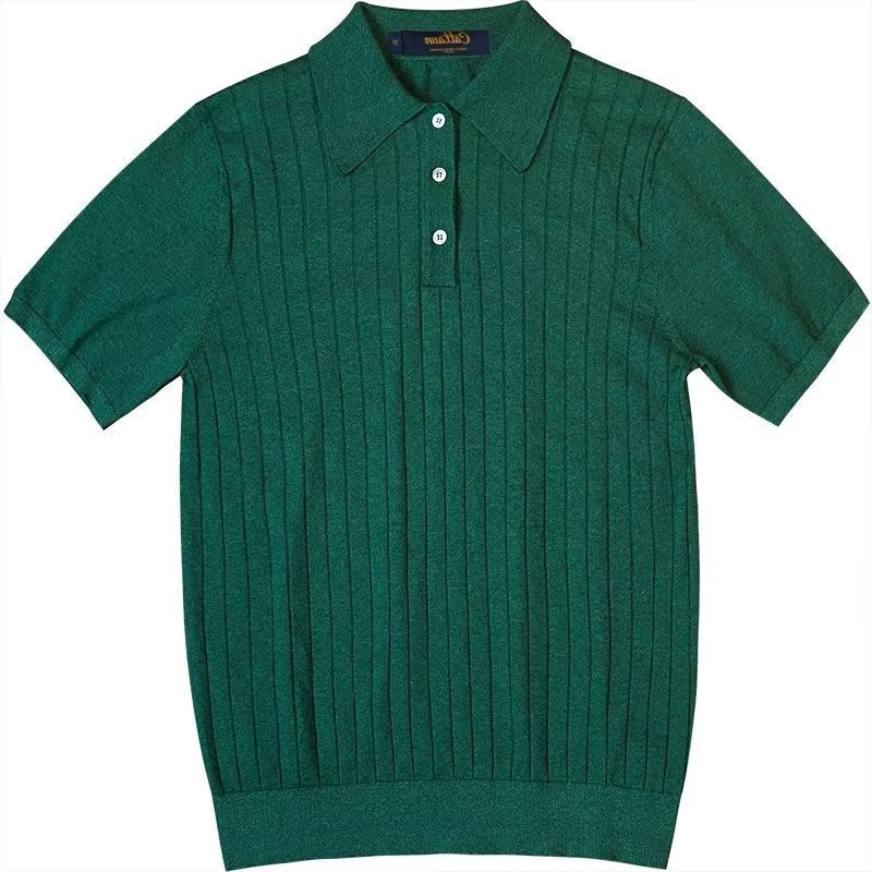 Josselin | Men's Solid Short-Sleeve Polo Shirt