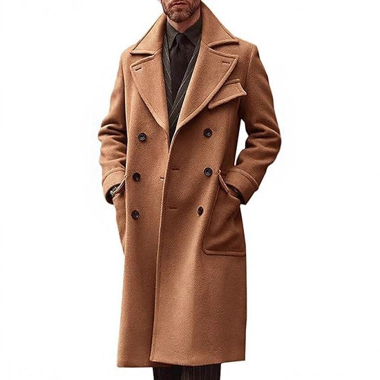 Pascal | Men's Notch-Lapel Wool-Look Overcoat