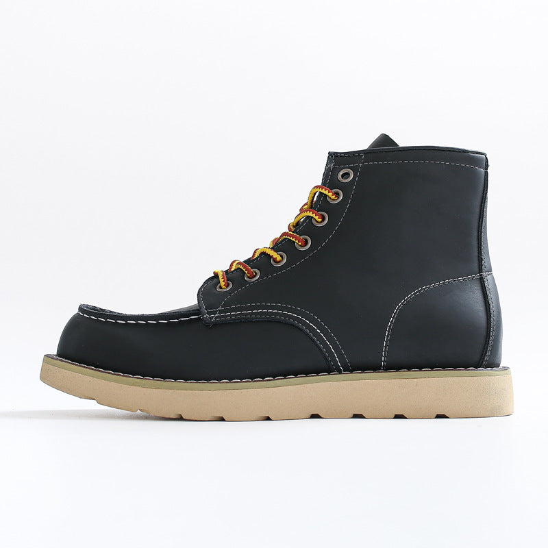 Quentin | Men's Genuine Leather Lace-Up Work Boots