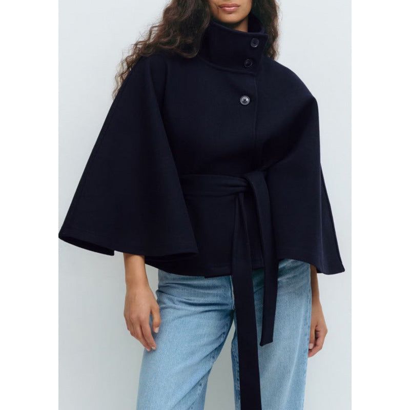 Sidonie | Women's Belted Cape Trench Coat