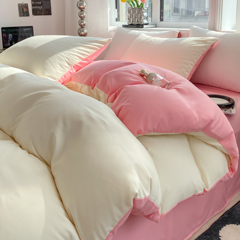 Pure Cotton 4-Piece Duvet Cover Set