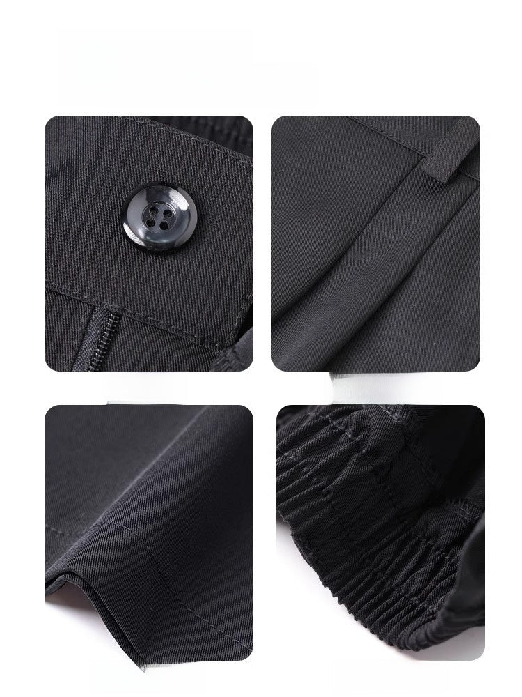 Mens Casual Loose Fit Dress Pants