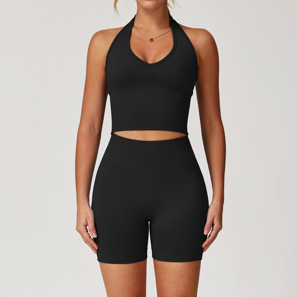 Seamless Racerback Two-Piece | Bra & Shorts