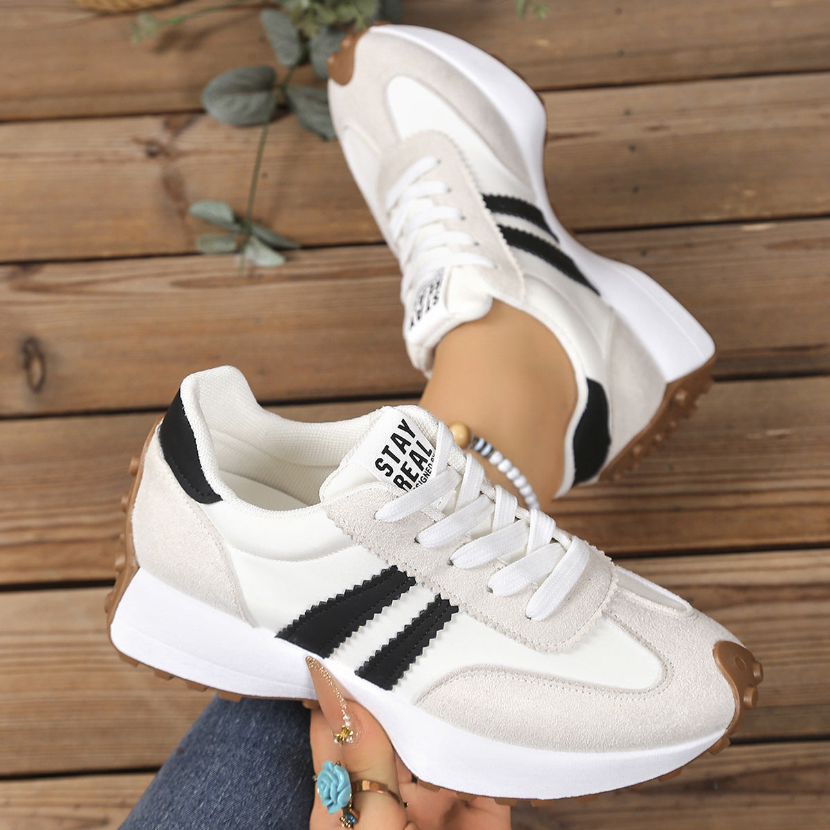 Danyzheiah colour-block sneakers