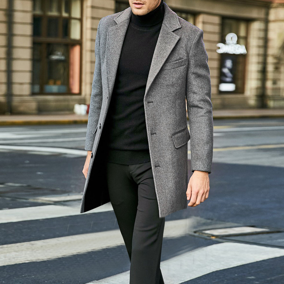 Roland | Men's British-Style Tailored Overcoat