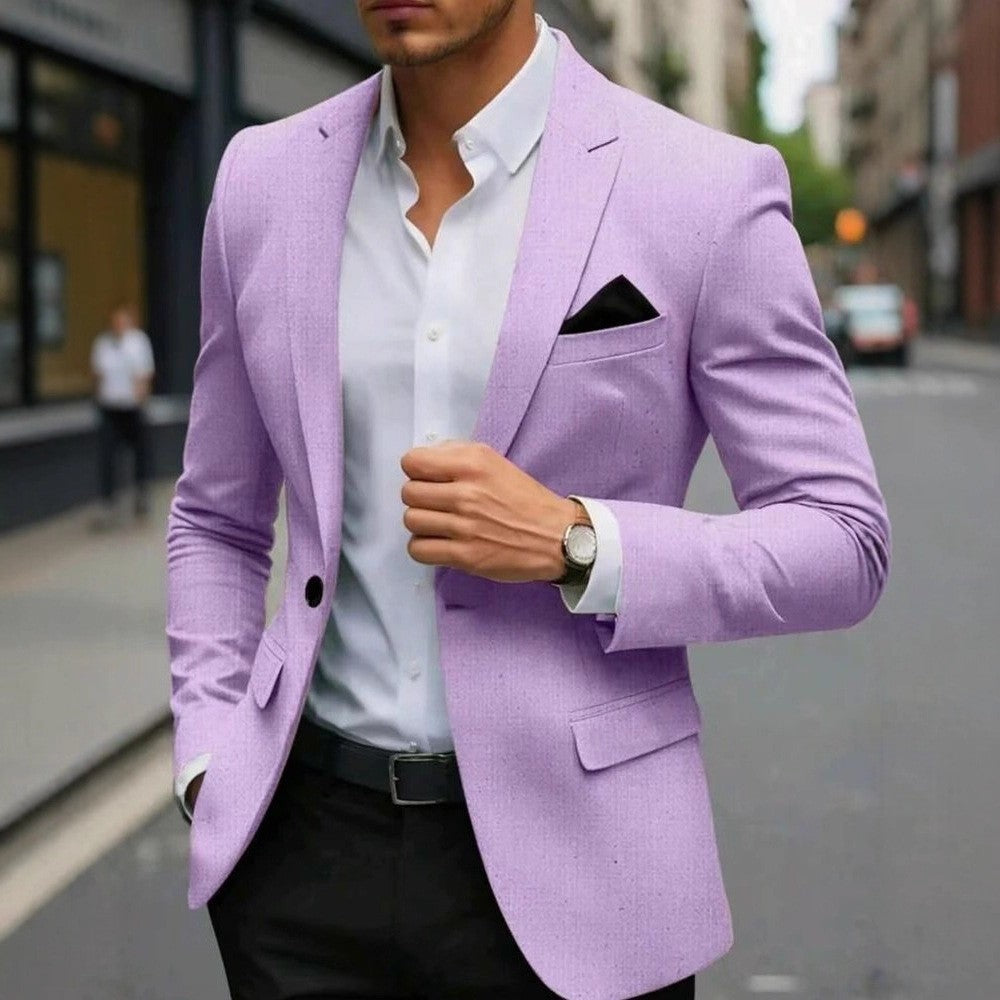 Remy | Men's Slim-Fit Single-Button Suit Jacket