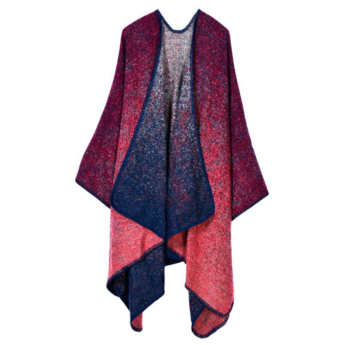 Albertine | Printed Shawl Scarf with Pull-Through Slit