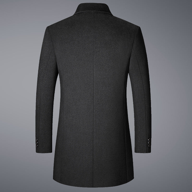 Tristan | Men's Slim-Fit Wool-Blend Overcoat