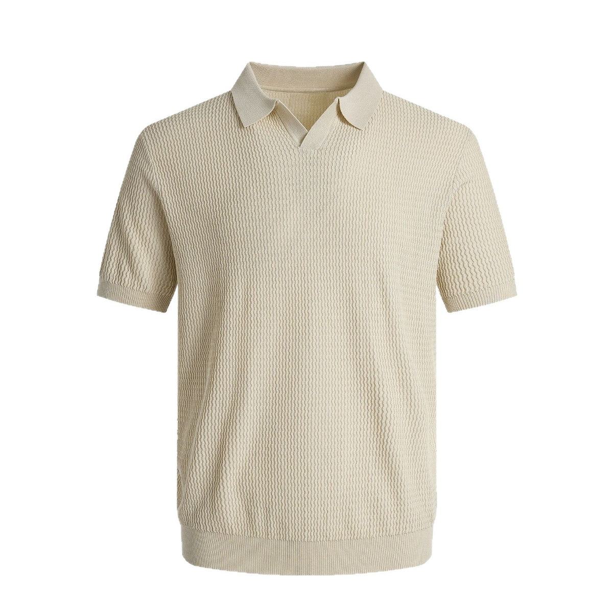 Damien | Men's Ice Silk V-Neck Polo Shirt