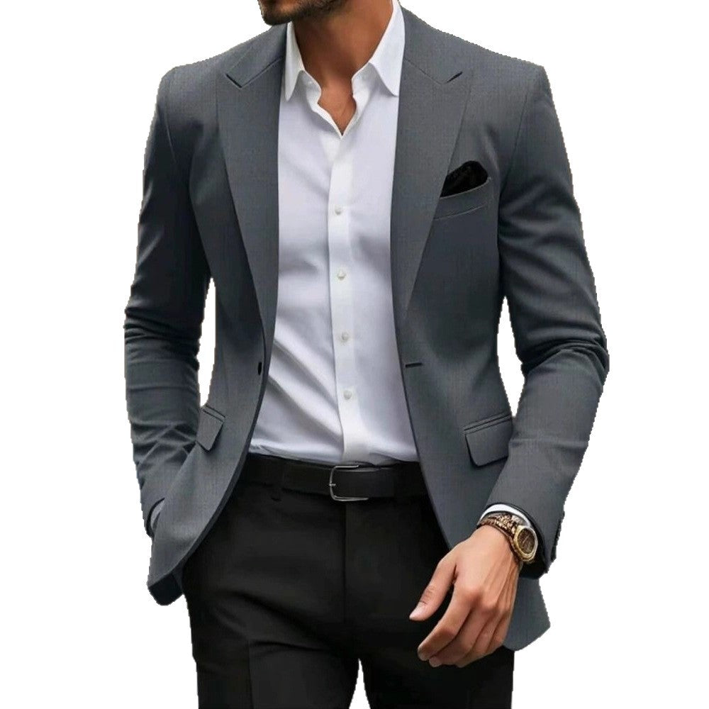 Remy | Men's Slim-Fit Single-Button Suit Jacket