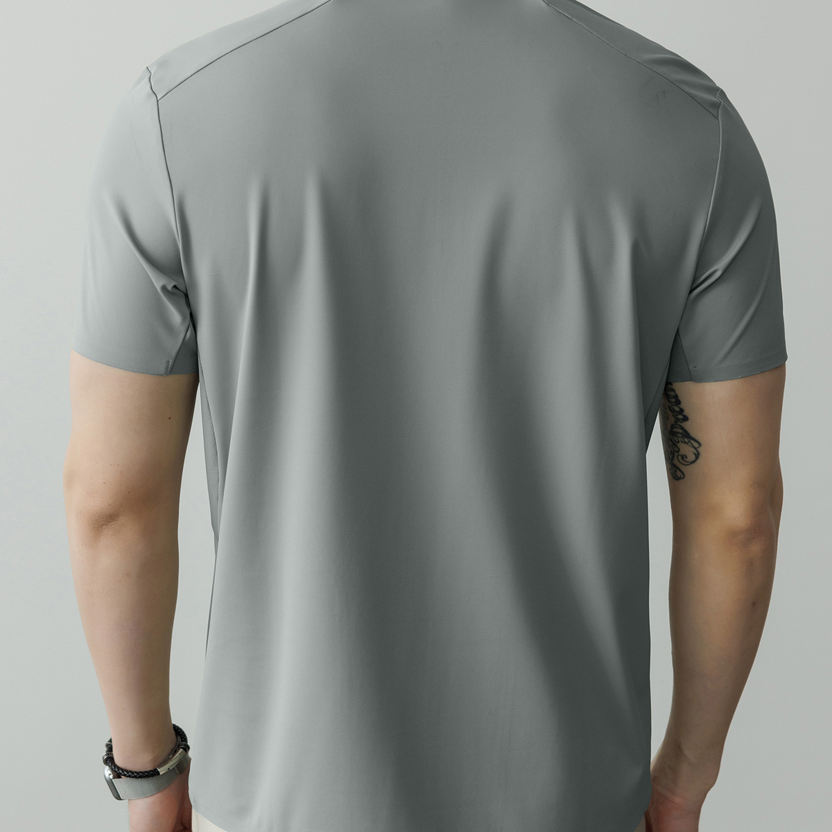 Matthias | Men's Ice Silk Quick-Dry Zip Polo Shirt