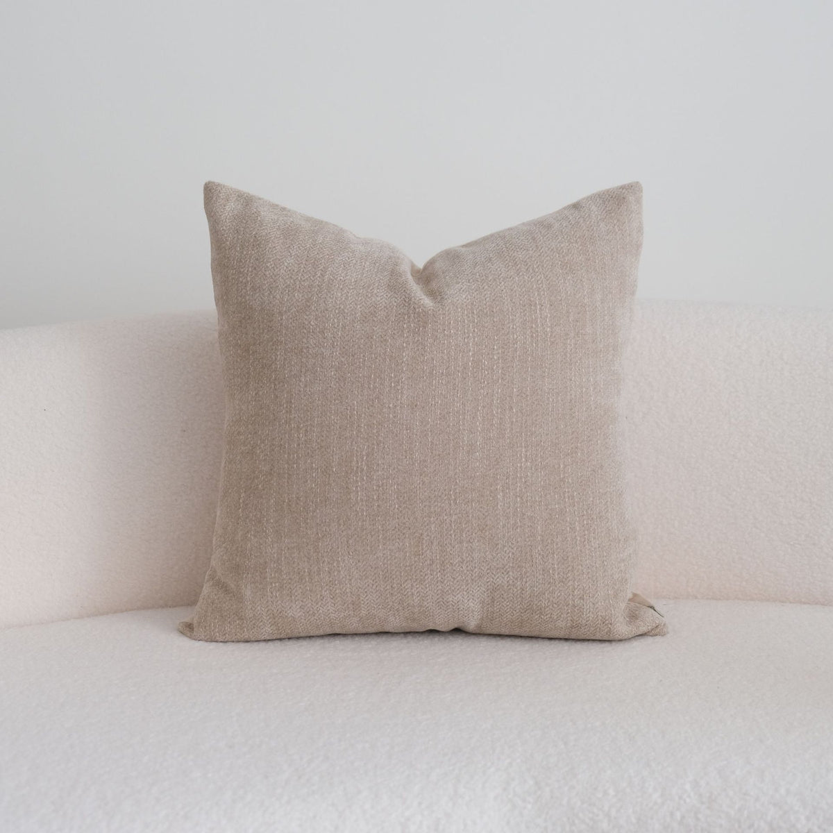 Cotton Linen Throw Pillow Cover | Lace Trim & Tassels