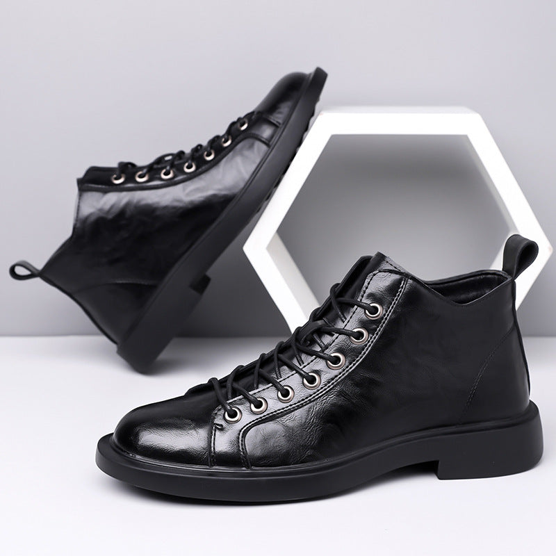Thibault | Men's Retro Soft-Sole Lace-Up Boots