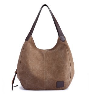 Elodie | Women's Multi-Pocket Canvas Tote Bag