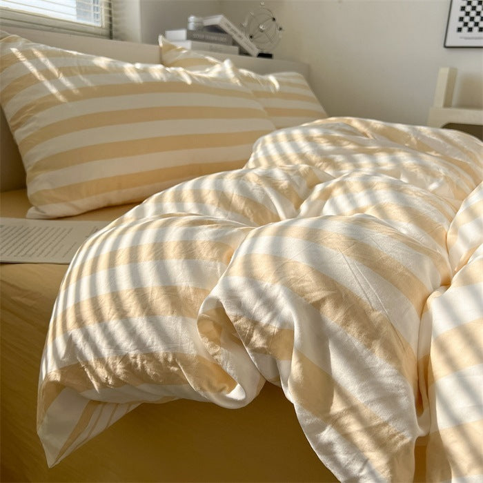 Double-Layer Cotton Gauze Bedding Set