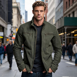 Julien | Men's Retro Cotton Workwear Jacket