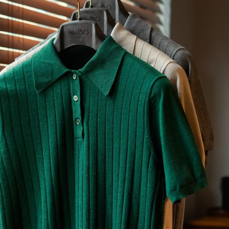 Josselin | Men's Solid Short-Sleeve Polo Shirt