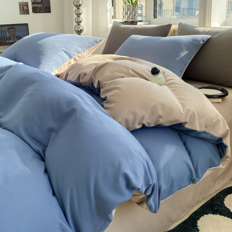 Pure Cotton 4-Piece Duvet Cover Set