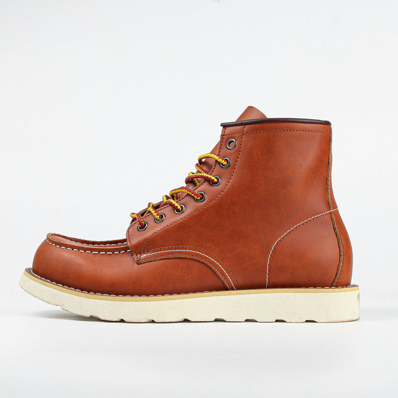 Quentin | Men's Genuine Leather Lace-Up Work Boots