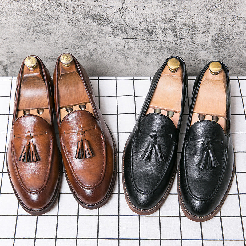 Rafferty | Men's Tassel Slip-On Leather Loafers