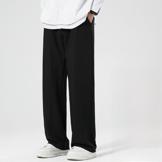 Mens Casual Loose Fit Dress Pants