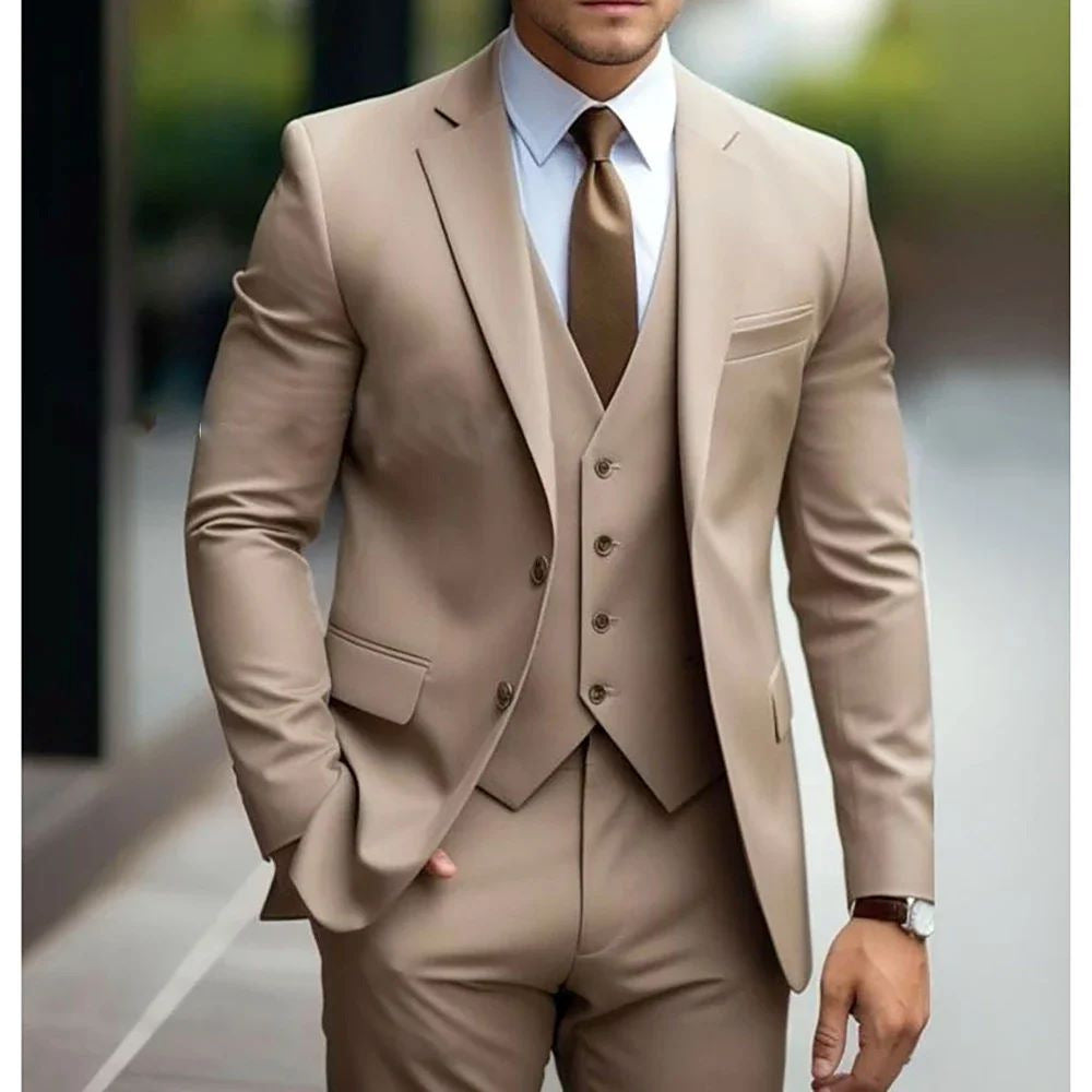 Valentin | Men's Slim-Fit Three-Piece Wedding Suit