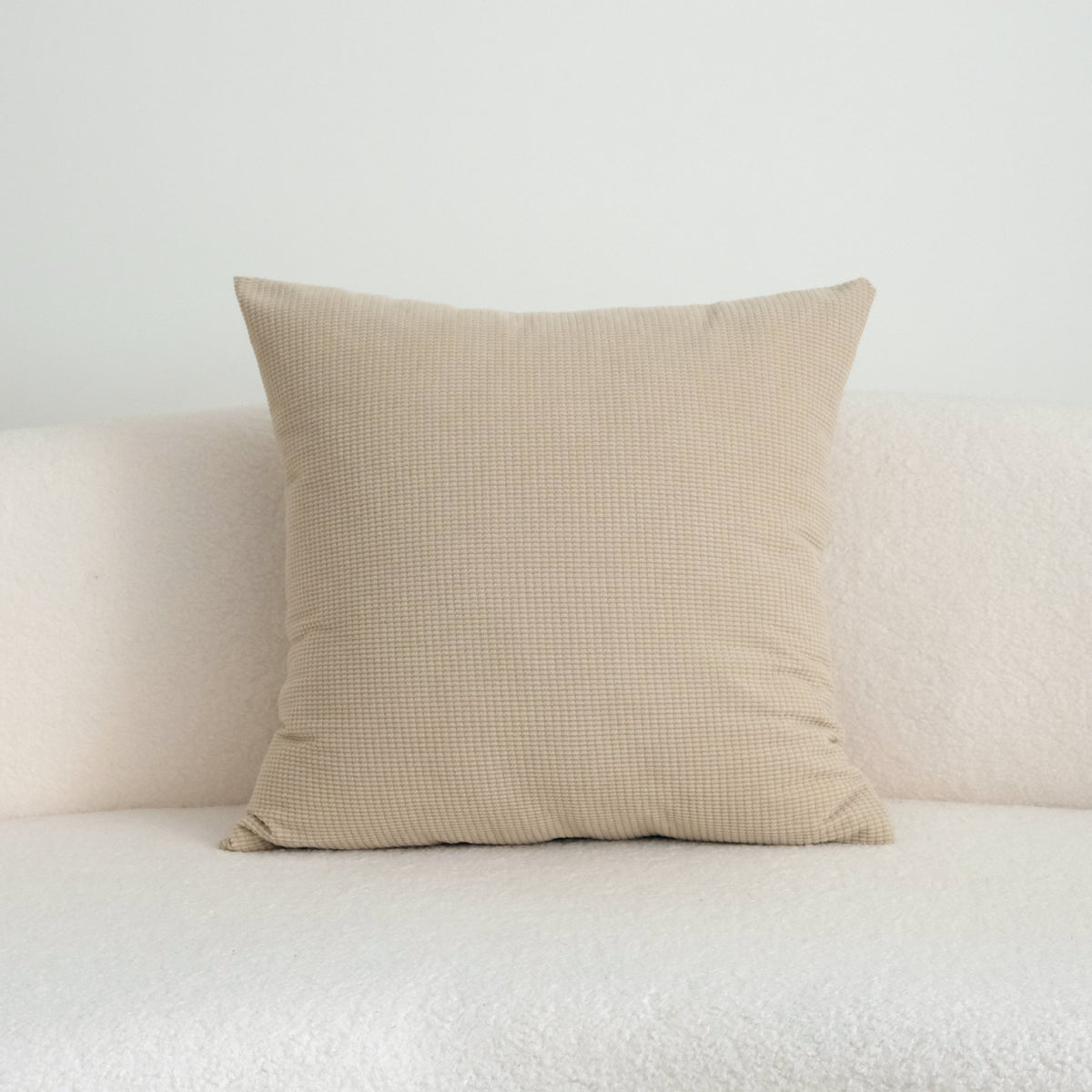 Cotton Linen Throw Pillow Cover | Lace Trim & Tassels