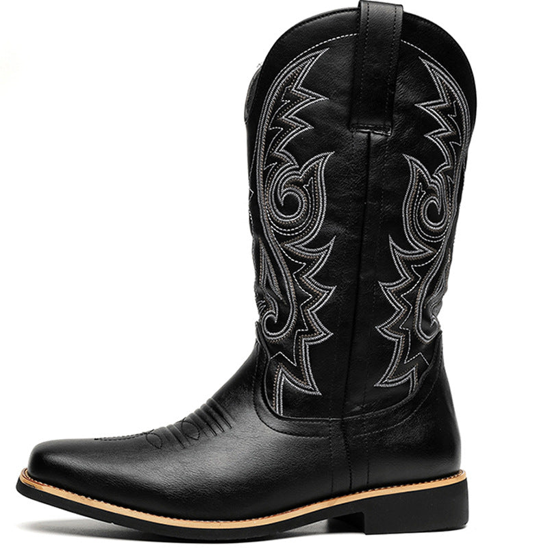 Xavier | Men's Western Tree-Embroidered Cowboy Boots