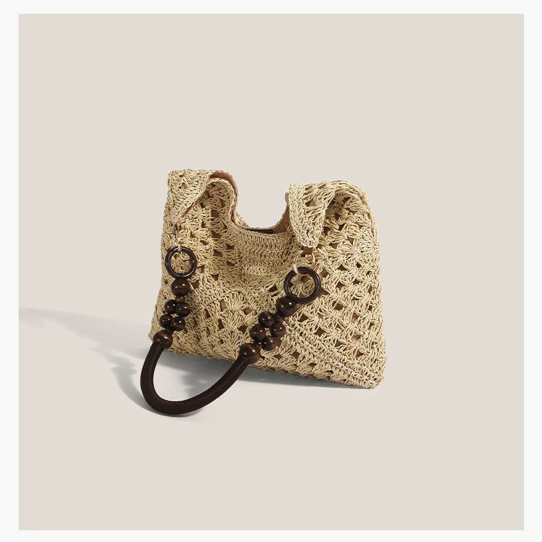 Ondine | Women's Woven Straw Shoulder Tote Bag