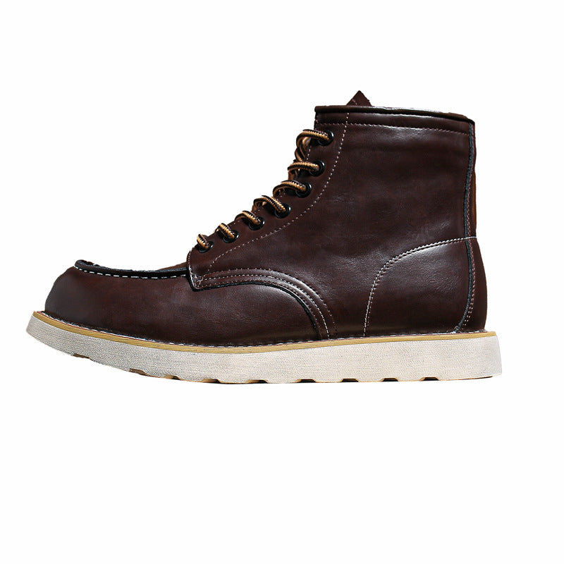 Quentin | Men's Genuine Leather Lace-Up Work Boots