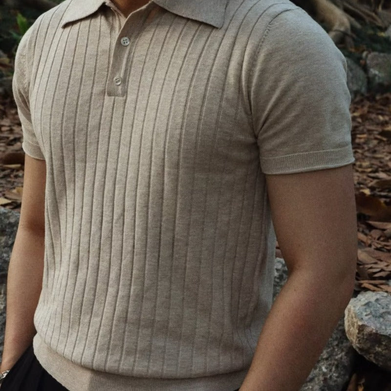 Josselin | Men's Solid Short-Sleeve Polo Shirt