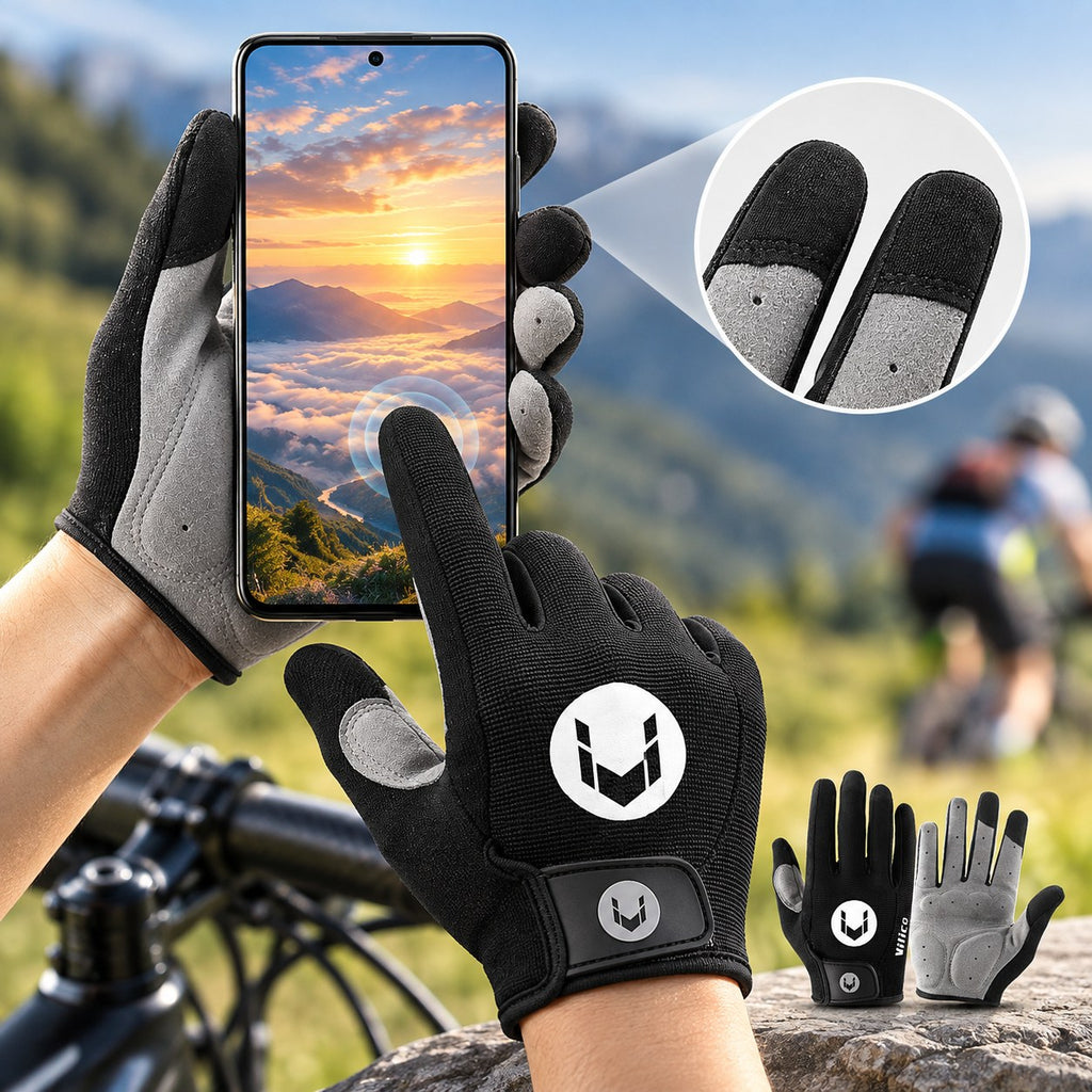 Cycling gloves touch screen