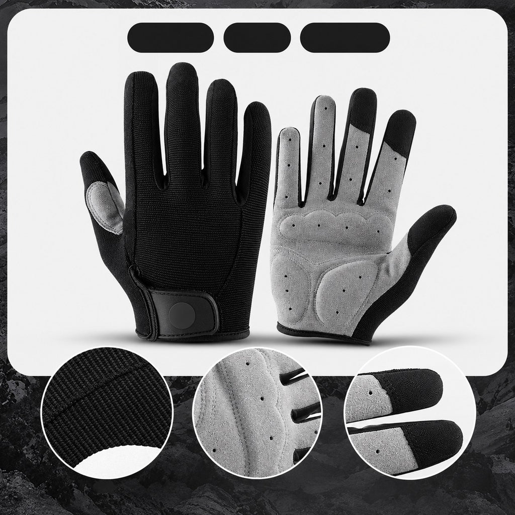 Cycling gloves black