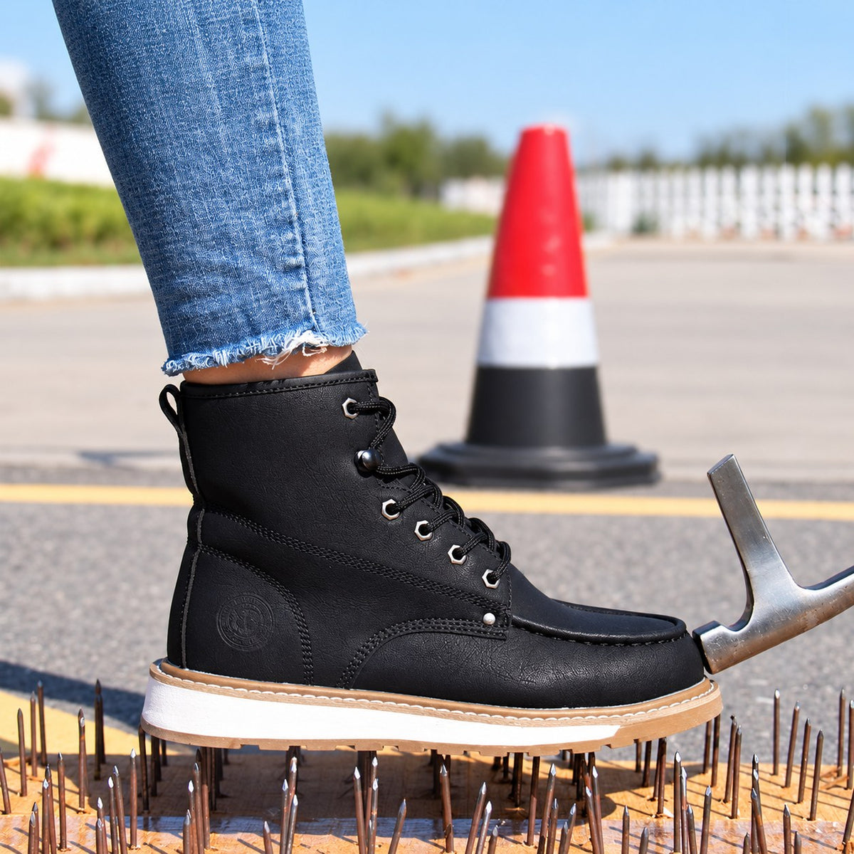Lorcan steel-toe work boots