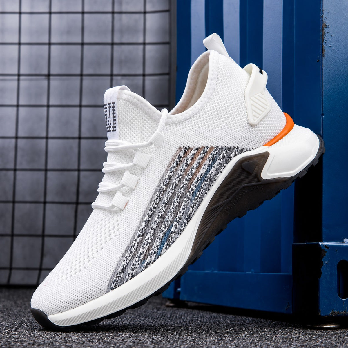 Rhys height-increase sneakers, white