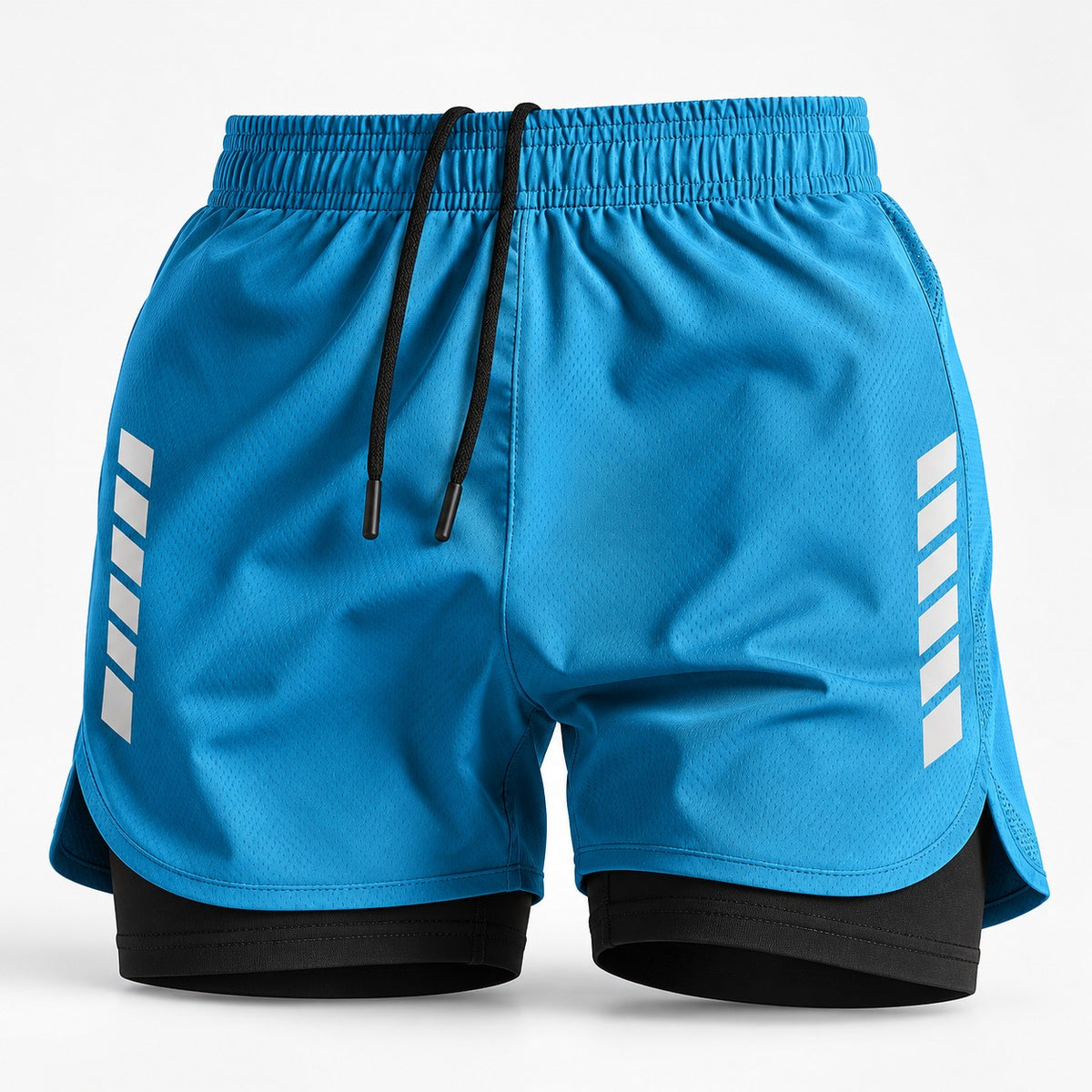 Two-in-one shorts, blue