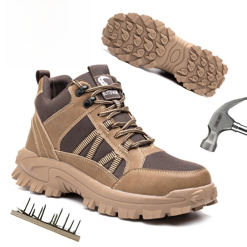 Ronan | Men's Breathable Steel-Toe Safety Work Shoes