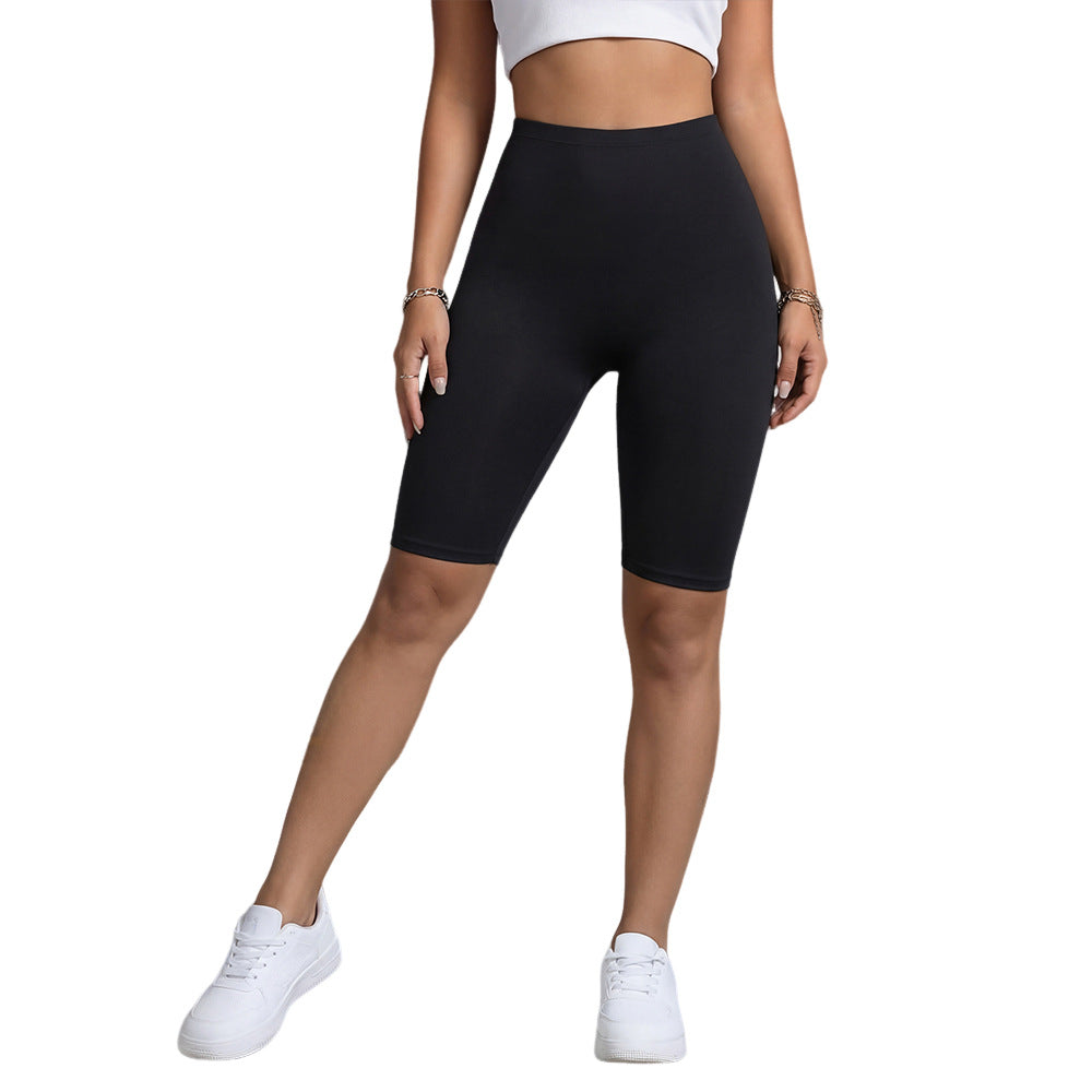 High-Waisted Quick-Dry Cycling Shorts