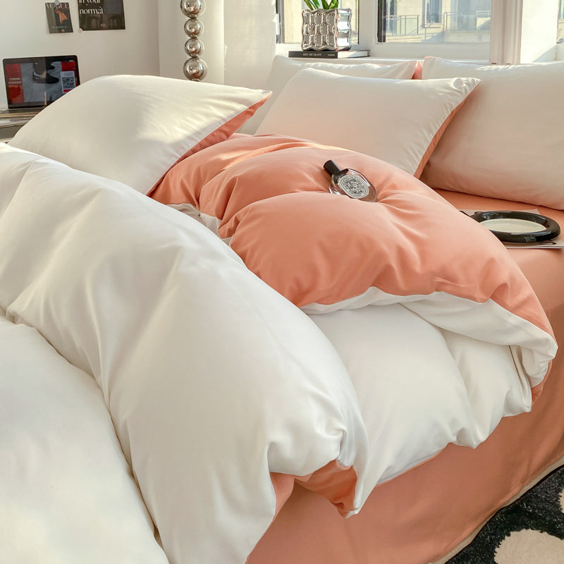 Pure Cotton 4-Piece Duvet Cover Set
