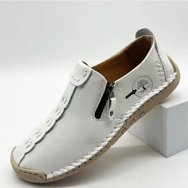 Callum | Men's Side-Zip Casual Vegan Leather Shoes