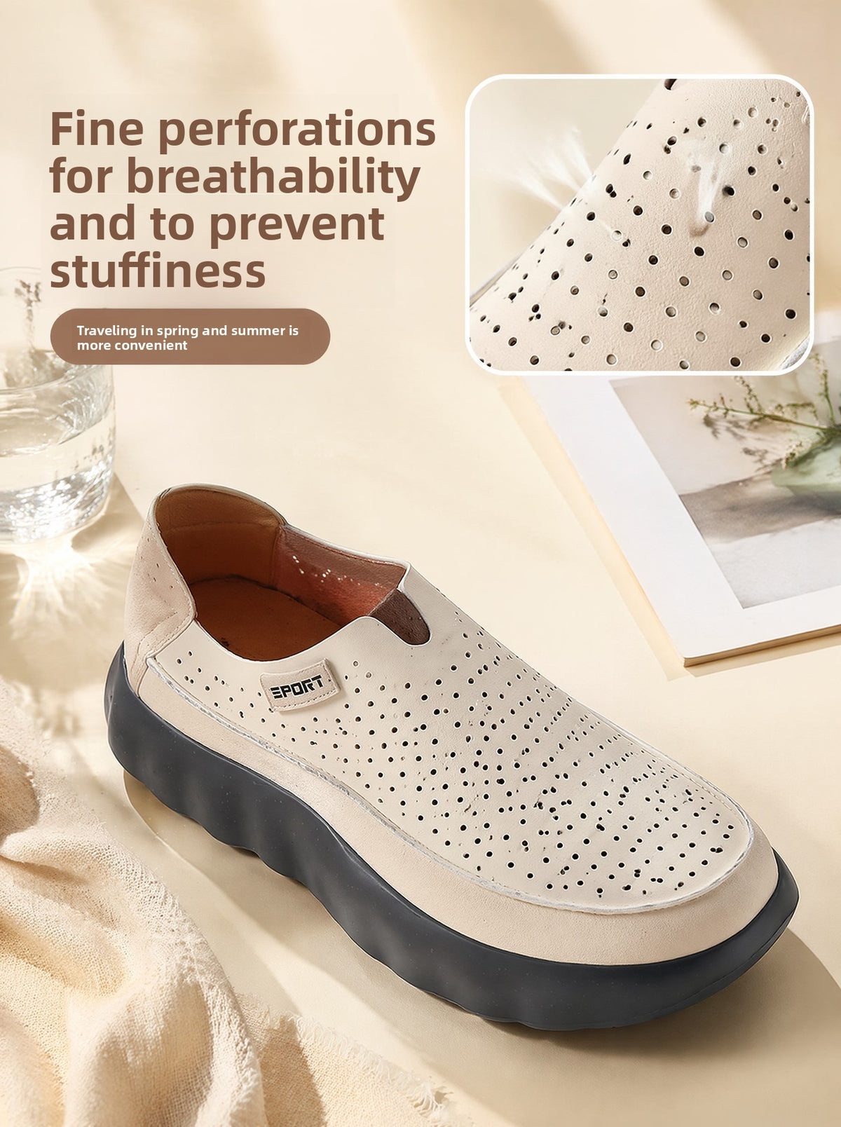 Miles | Men's Breathable Slip-On Sneakers