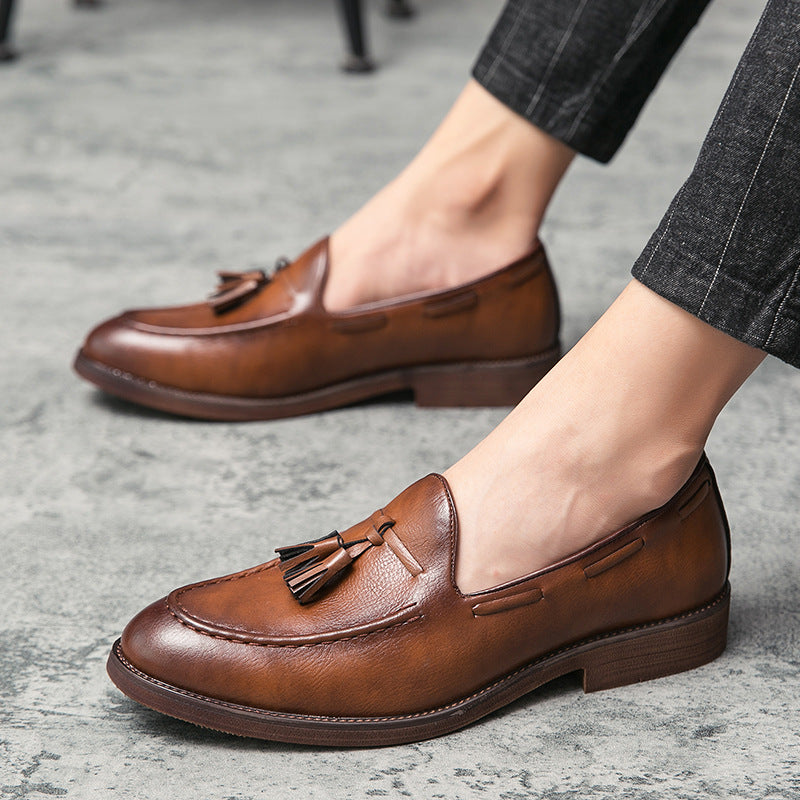 Rafferty | Men's Tassel Slip-On Leather Loafers