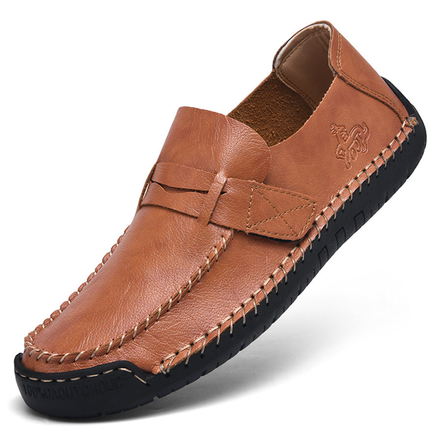 Soren | Men's Soft-Sole Slip-On Leather Shoes